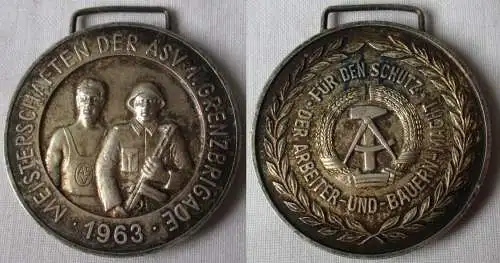 DDR Medaille Meisterschaften der ASV Armeesport 1. Grenzbrigade 1963 (131558)
