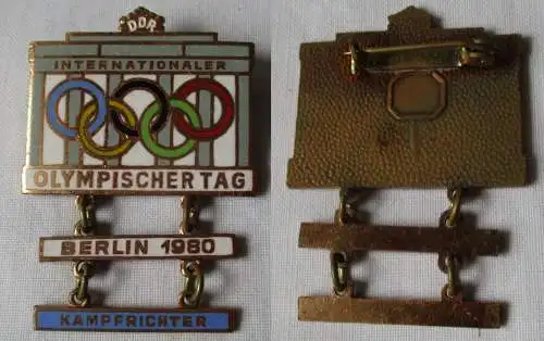 DDR Abzeichen Internationaler Olympischer Tag Berlin 1980 Kampfrichter (135204)