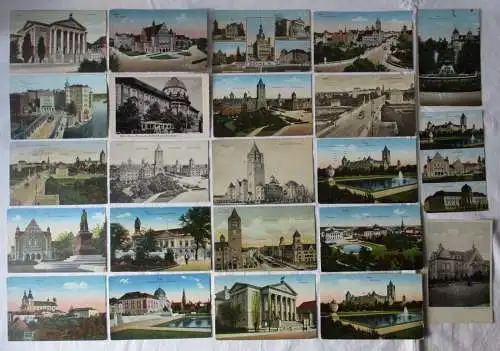 157725/40 Ak Posen Stadtansichten um 1920 bis etwa 1940