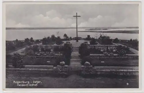 94451 Ak Angerburg Węgorzewo in Ostpreußen Heldenfriedhof um 1940