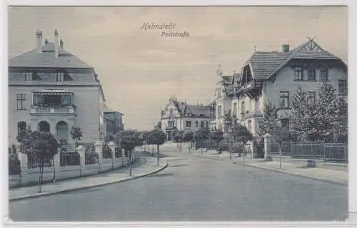 900522 Ak Helmstedt Poststrasse 1917