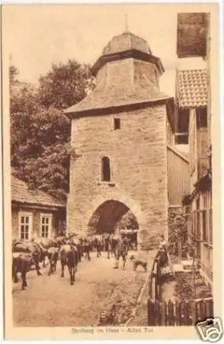19746 Ak Stolberg im Harz altes Tor 1925