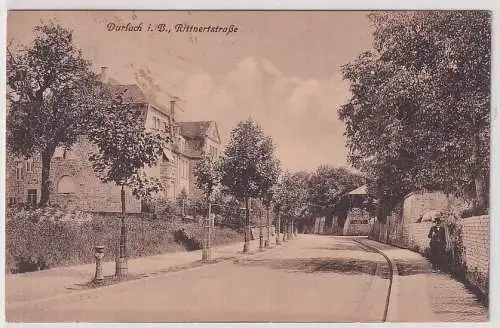 48338 Ak Durlach i.B. Rittnerstraße 1918
