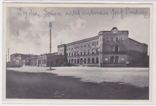91192 Ak Ostbahnhof Königsberg in Ostpreussen 1929