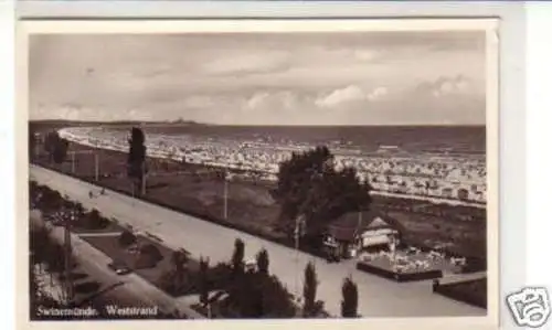29822 Ak Swinemünde Weststrand 1937