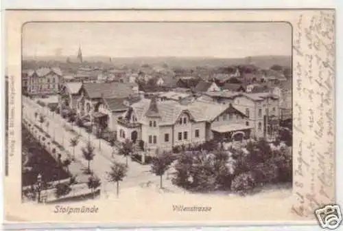 34099 Ak Stolpmünde Villenstrasse 1903