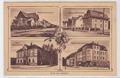 94399 Mehrbild Ak Gruß aus Kohlfurt Hohenzollernstrasse mit Hotel um 1930