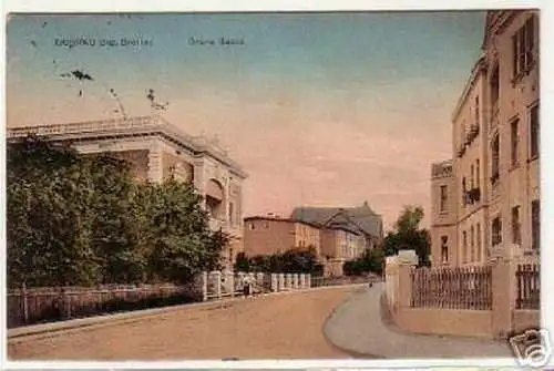 schöne Ak Schlesien Guhrau Grüne Gasse 1917