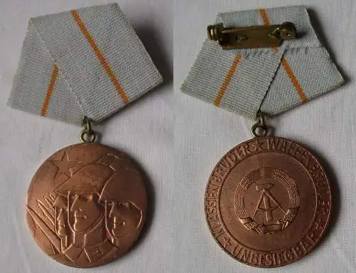 DDR Medaille der Waffenbrüderschaft in Bronze im Etui MUSTER Bartel 210 (154416)