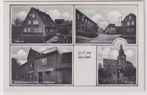 69681 Mehrbild Ak Gruss aus Utenbach Kolonialwarenhandlung usw. um 1940