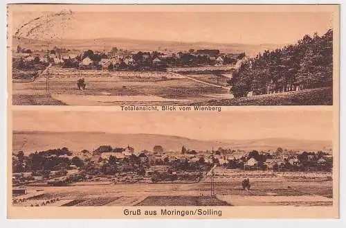 903250 Mehrbild Ak Gruß aus Moringen/ Solling - Totalansicht, Blick vom Wienberg