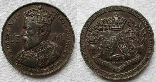Coronation Medal King Edward VII 1901 Coronation  (160017)