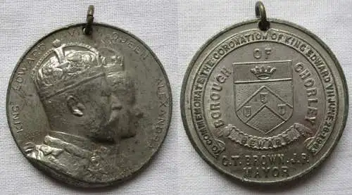 Coronation Medal King Edward VII And Queen Alexandra 1901 Coronation  (166615)