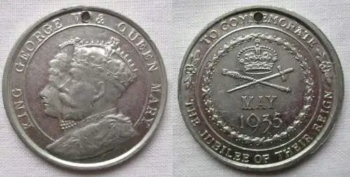Medal King George V And Queen Mary 1935 Silver Jubilee  (163426)