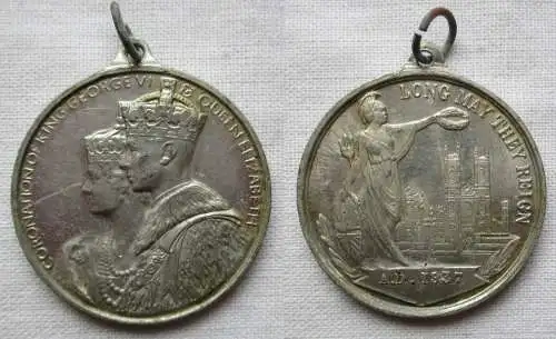 Coronation Medal King George VI And Queen Elizabeth 1937 Coronation  (168057)