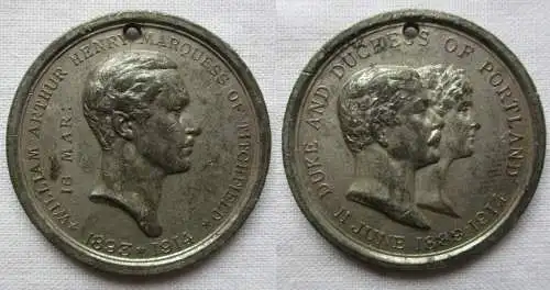 HERZOG UND HERZOGIN VON PORTLAND, MARQUES VON TITCHFIELD, 1914 MEDAILL  (160397)
