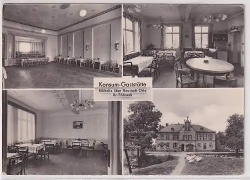11892 Mehrbild Ak Köthnitz über Neustadt-Orla Kr. Pößneck Konsum-Gaststätte 1965