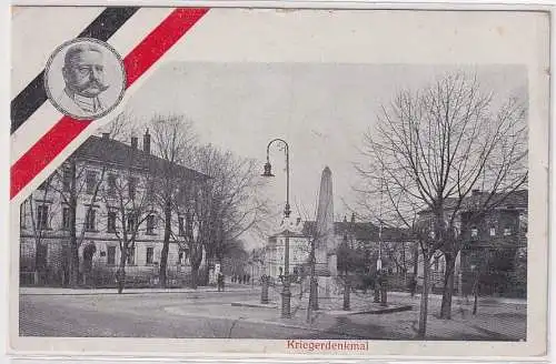 62299 Patriotika AK Gruß aus Burgstädt - Kriegerdenkmal 1915