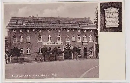 906326 AK Tambach-Dietharz - Hotel zum Lamm Besitzer Bernhard Töpfer