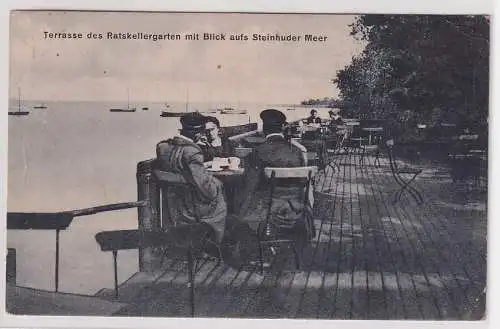 28355 Ak Steinhude am Meer Strandrestaurant Ratskeller Terrasse 1921