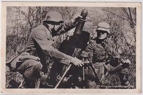 95122 Foto AK Granatwerferstellung, Steiniger-Bilddrucke Verlag Berlin 1944