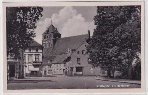 55670 Ak Greifswald Am Mühlentor 1955