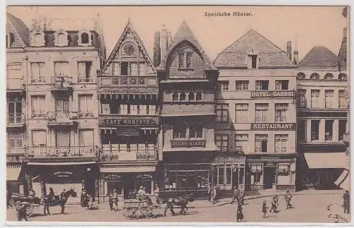 03606 Ak Bremen Spanische Häuser, Hotel Cassel, Cafe Modeste usw. um 1920