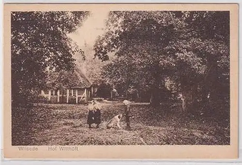 900550 Ak Wilsede Hof Witthöft um 1920