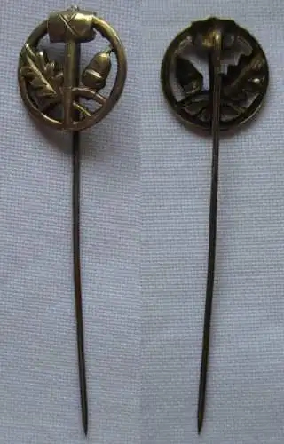 835er Silber vergold. DDR Anstecknadel Auszeichnung der Handwerkskammer (167755)