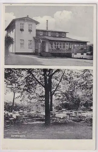 57569 Feldpost Ak Schützenhaus Grüna bei Chemnitz 1940