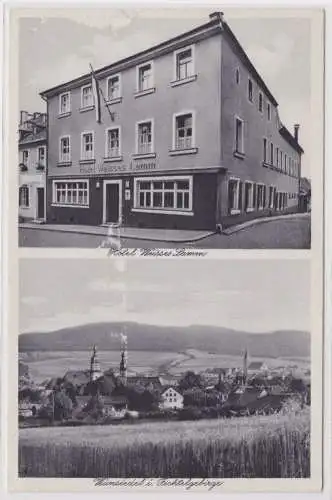 900731 AK Wunsiedel (Fichtelgebirge) - Hotel "Weisses Lamm", Bes. Hans Hoepfel