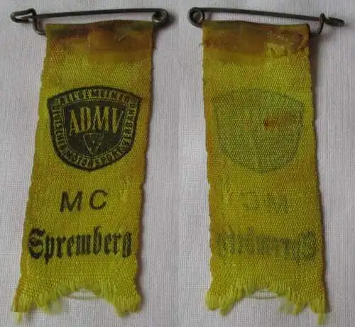 DDR Stoffabzeichen ADMV Allg. dt. Motorsportverband MC Spremberg (119762)