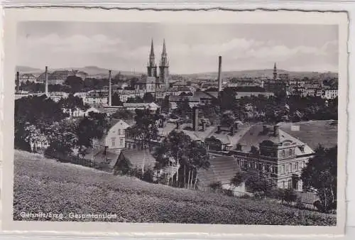 66242 Foto AK Oelsnitz Erzgebirge - Stadtansicht