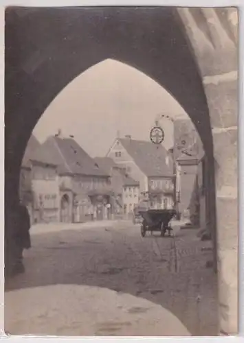 61304 Foto Ak Wimpfen Blick durch das Stadttor um 1930
