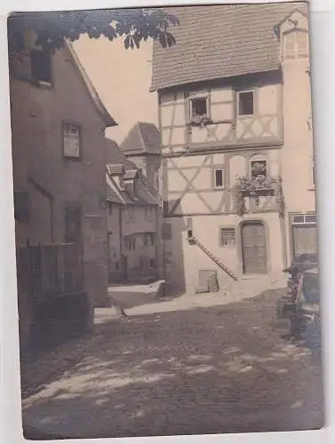 15442 Foto Ak Wimpfen Fachwerkhaus mit Katzentreppe um 1930