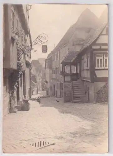 907817 Foto Ak Wimpfen Straßenansicht mit Wirtshaus um 1930
