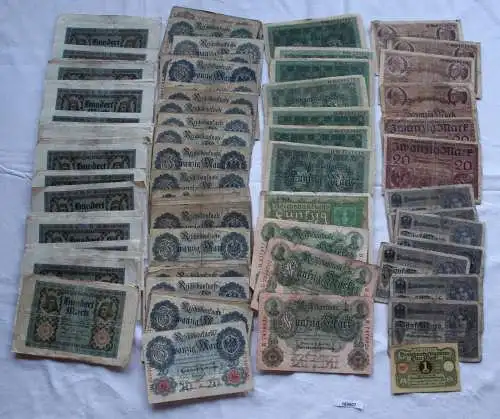 Sammlung mit 100 Banknoten Deutschland Deutsches Reich (169507)