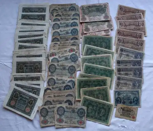 Sammlung mit 100 Banknoten Deutschland Deutsches Reich (169495)