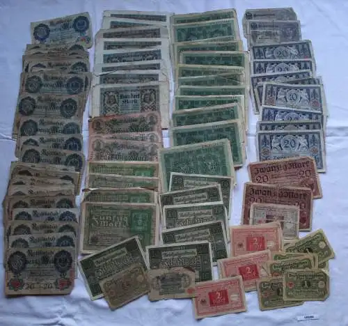 Sammlung mit 100 Banknoten Deutschland Deutsches Reich (169284)
