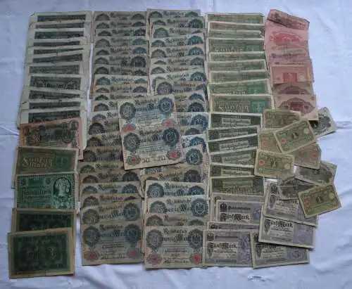 Sammlung mit 100 Banknoten Deutschland Deutsches Reich (169886)