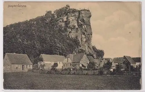 27015 Ak Jungfernsprung Dahn 1914