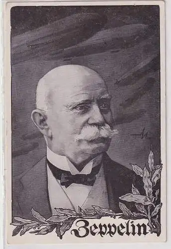 00351 Ak Deutscher Luftflotten-Verein: Zeppelin Portrait 1915