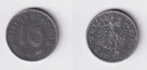 10 Reichspfennig Zink Münze 3.Reich 1948 F Jäger 375 f.vz (109070)