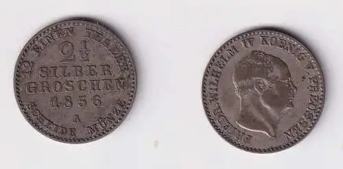 2 1/2 Silbergroschen Preussen Friedrich Wilhelm IV 1856 A ss (104542)
