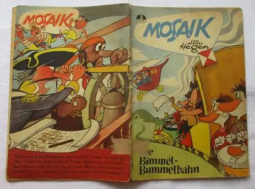 Mosaik von Hannes Hegen Digedag Nummer 3 von 1956 Die Bimmel-Bummelbahn (125068)