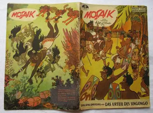 Mosaik von Hannes Hegen Digedag Nummer 9 von 1957 (119050)