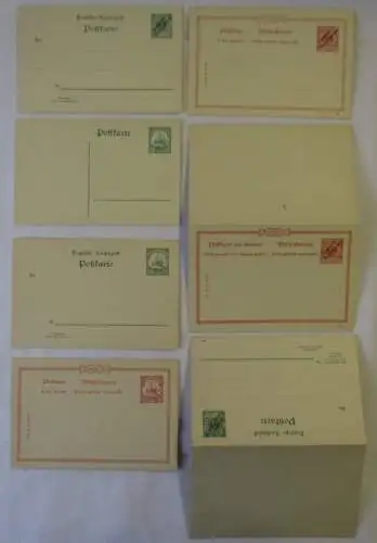 7 Ganzsachen Deutsche Kolonien 5+10 Pfennig Deutsch Neuguinea (116695)