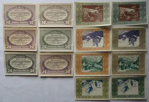 14 Banknoten Spital am Pyhrn Ober Österreich (163570)