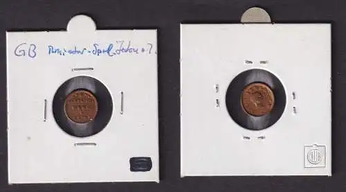 Jeton Großbritannien 4 Farthing Make 1 Penny Albert (166841)