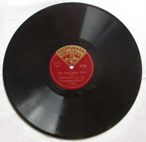 Schellack Platte Telefunken Musikus "O du fröhliche" (165958)